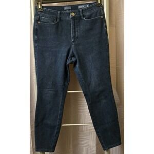 J. Jill Premium‎ Flex High Rise Blue Denim Leggings Size 4P 27x24